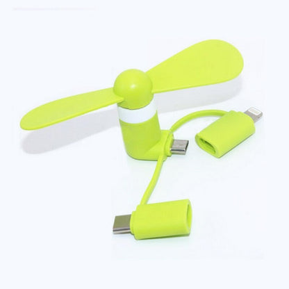 Portable USB Phone Fan Attachment for iPhone & Android – Silent Mini Cell Phone Fan