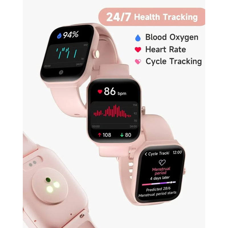 Waterproof Smartwatch for Women, Bluetooth Smart Watch for iPhone and Samsung