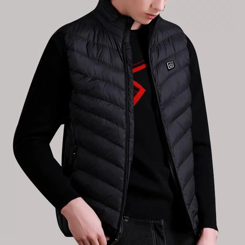 USB Heated Vest Electric Bodywarmer For Men & Women With Adjustable Zones