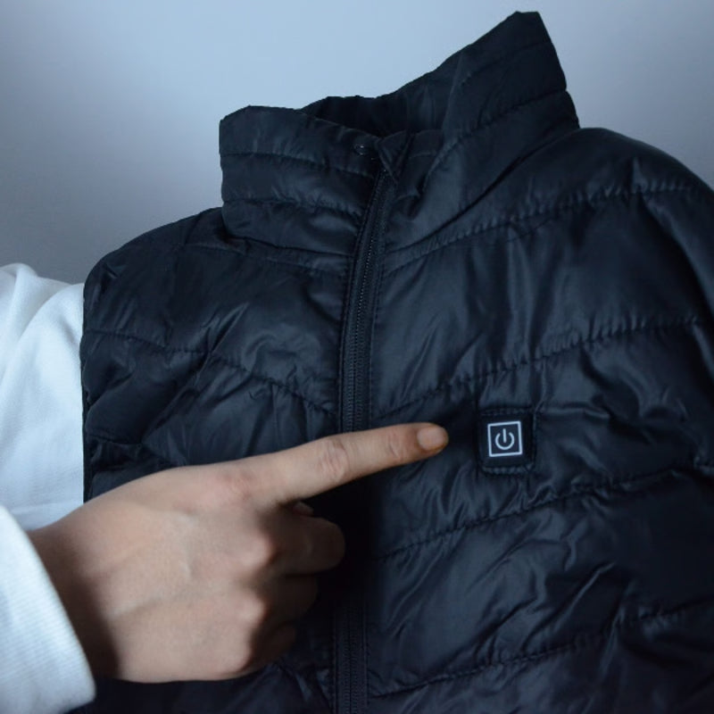 USB Heated Vest Electric Bodywarmer For Men & Women With Adjustable Zones