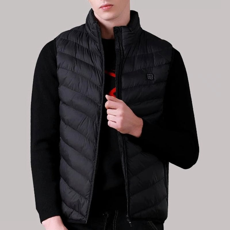 USB Heated Vest Electric Bodywarmer For Men & Women With Adjustable Zones