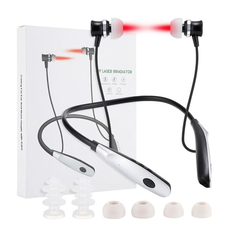 Portable Laser Irradiator for Nasal and Ear Relief with Rechargeable Neck Hanging Design
